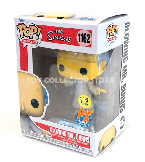Glowing Mr Burns 1162 Glows in the Dark PX Preview Exclusive The Simpsons